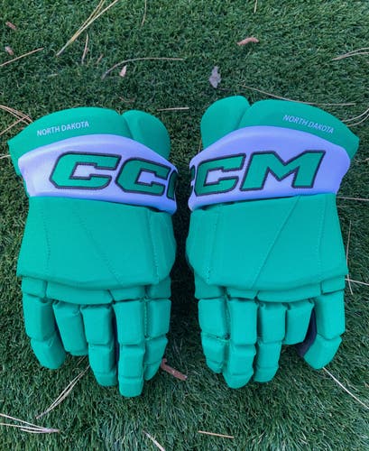 13” CCM Tacks XF Pro North Dakota Pro Stock Gloves *Read Full Description*