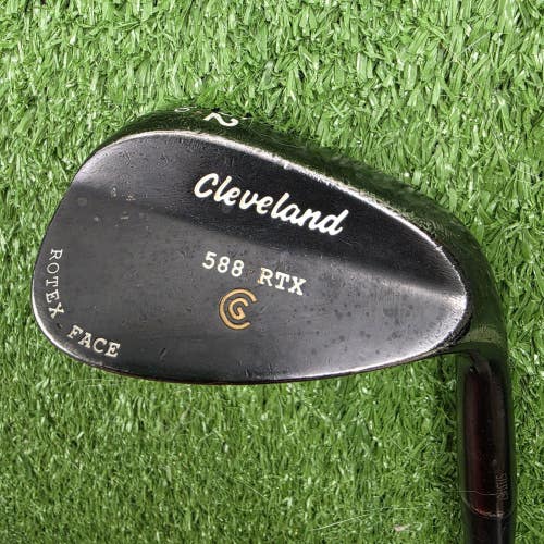 Cleveland 588 RTX Rotex Face Black Gap Wedge 52 10 Bounce DG Steel RH 35.5"