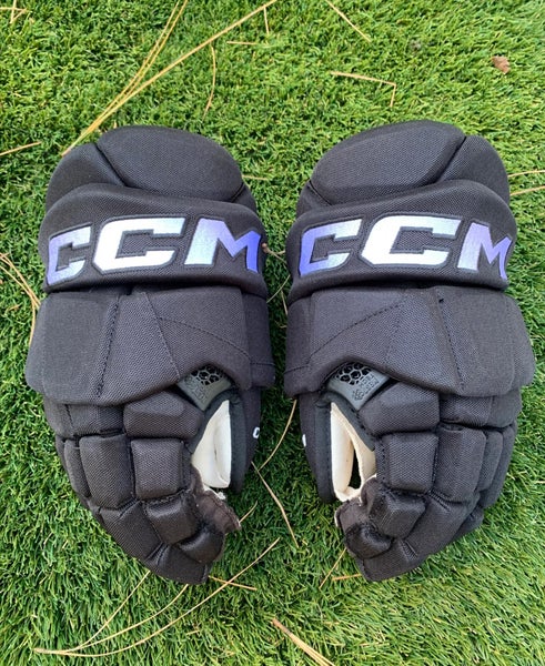 13” CCM Tacks XF Pro Black Pro Stock Gloves *Read Full Description*
