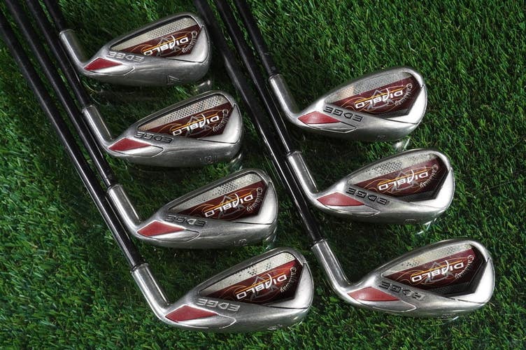 Callaway Diablo Edge Irons Set 4-PW I-75g Regular Flex Graphite Shaft Satin RH