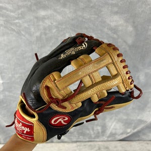 Black Rawlings Select Pro Lite RH Outfield Baseball Glove 12" (Used)
