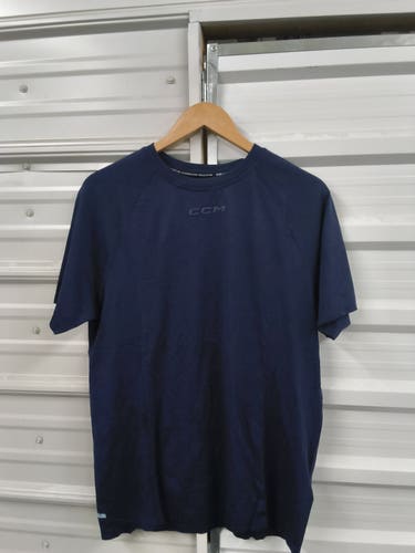 NEW! Size Senior Large CCM Navy Training T-Shirt