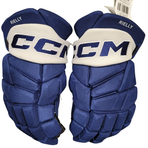 New CCM HGPFT8SP RIELLY LEAFS Pro Stock Gloves 14"
