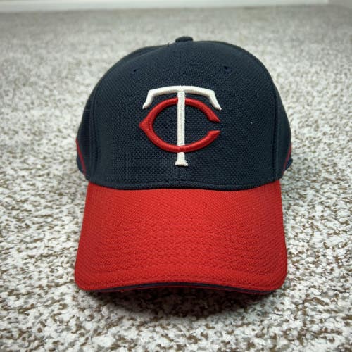 Minnesota Twins Hat Cap Flex Mens Small Navy Red MLB Baseball New Era Sports