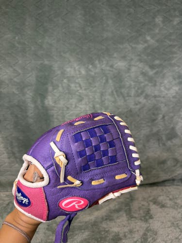 Pink Rawlings Highlight Series RH Pitcher's Baseball Glove 10" (Used)