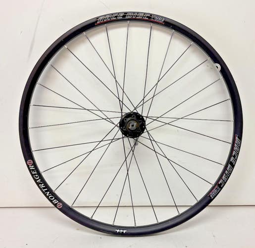 Bontrager Race Disc Tubeless 28-Spoke Black Aluminum 26" QR Front Wheel GREAT