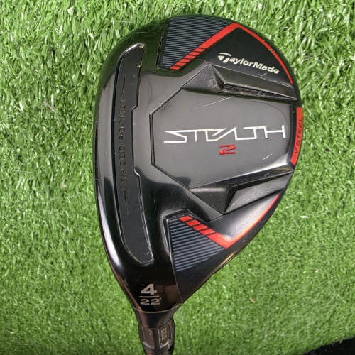 TaylorMade Stealth 2 22 Hybrid Rescue 4 4H Ventus Red TR 6-R Regular Left 40.25