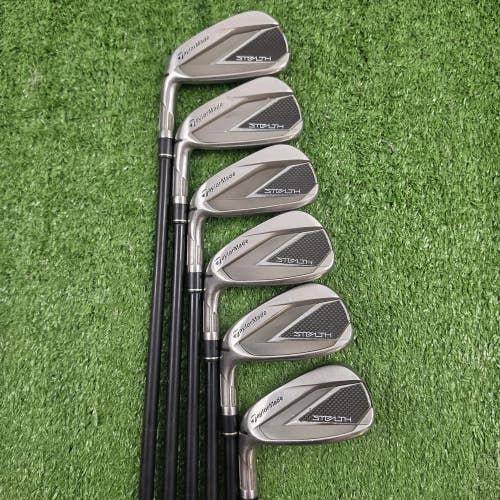 Taylormade Stealth Iron Set 5-PW Regular Flex 6-R Ventus Red Graphite Left LH