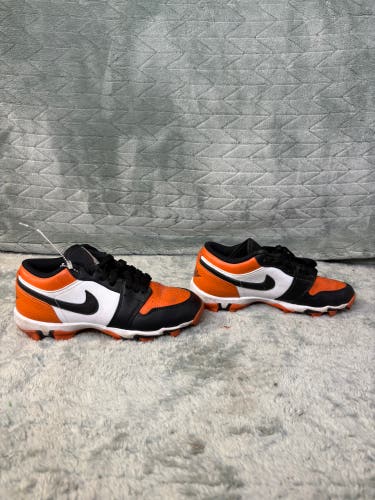 Orange Kid's 4.5Y (Big Kids / Youth) Youth Nike Air Jordan Low Top Footwear Molded Cleats (Used)