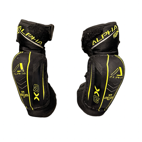 Used Warrior ALPHA QX Junior Elbow Pads LG 10299-S000307651