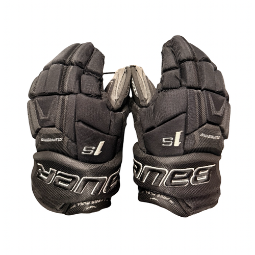 Used Bauer SUPREME 1S Junior Gloves Black 11" 10299-S000313550