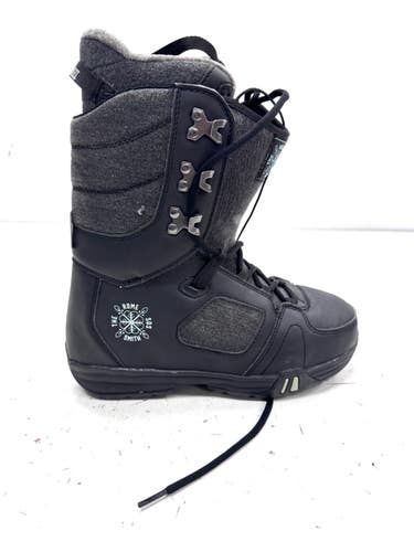 Used Rome SDS SMITH SIZE 7 Womens Snowboard Boots Black Senior 7 11860-S000315501