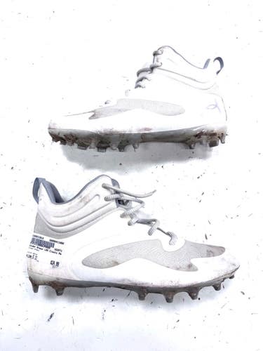Used Under Armour LAX Cleats Mens White Senior 11 11860-C000315610