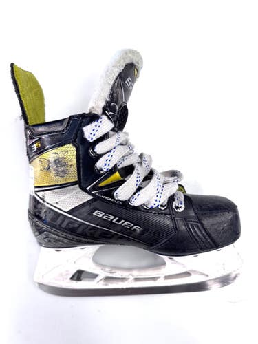 Used Bauer 3S Junior Hockey Skate Black Junior 03 11860-S000315691