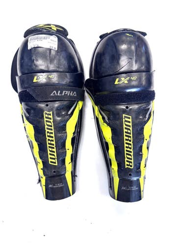 Used Warrior ALPHA Junior Shin Guards Black 12" 11860-S000315733