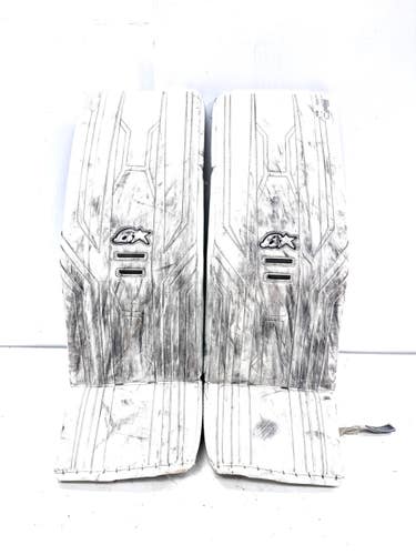 Used Brians 3PTIK Goalie Leg Pads Senior White 33" 11860-S000315794