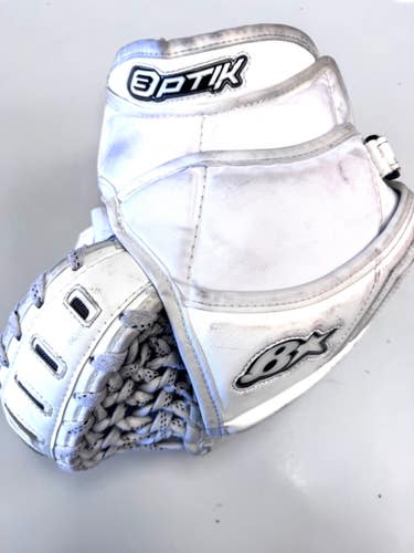 Used Brians 3PTIK Senior Goalie Catcher White 11860-S000315796