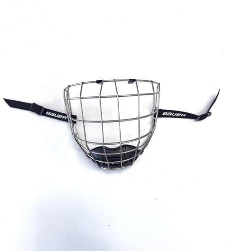 Used Bauer Hockey Wire Mask Grey MD 11860-S000315806