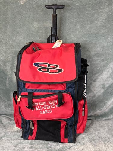 Red Boombah Bags & Batpacks Player (Used) 20"x11"x24"