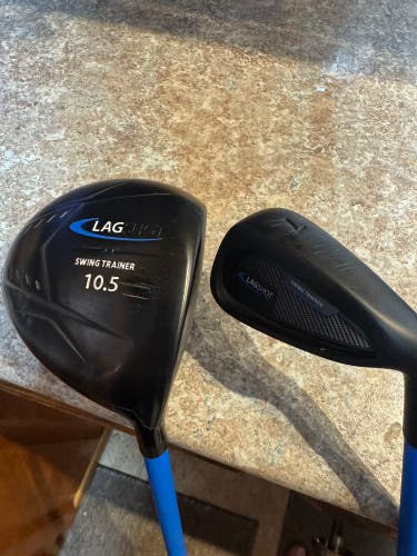 RH Driver and 7 iron combo Lag Shot Training Clubs lagshot righf handed