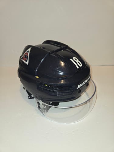 Colorado Avalanche Bauer Re-AKT 100 Helmet (Used)