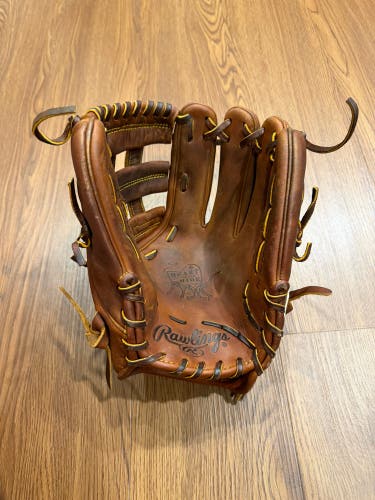 Rawlings Heart of the Hide RH Infield Baseball Glove 12" (Used)