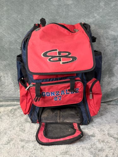 Red Boombah Bags & Batpacks Player (Used) 22L 12W 24H