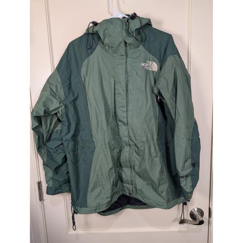 The North Face Gore-Tex Mountain Light Jacket Womens Large Green Vintage Parka