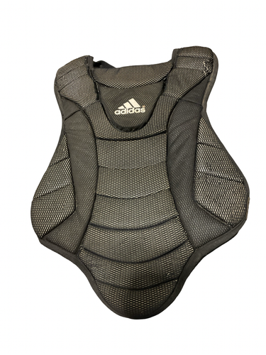 Used Adidas BLACK YOUTH CHEST PROTECTOR Catchers Chest Protector Black Youth 11834-S000057170