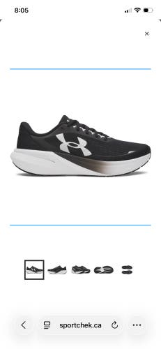 Black Men's Size M 9.0 (W 10.0) Adult Under Armour Velociti Pace Shoes (New)
