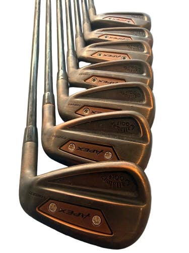 Callaway Apex Ai300 Brushed Copper 5-AW MMT 95g Stiff Flex Irons (Used)