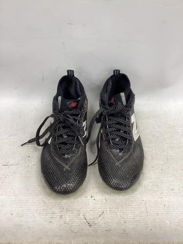 Used New Balance FREEZE LAX Cleats Mens Black Senior 7 11851-S000052399