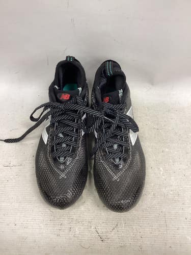 Used New Balance FREEZE LAX Cleats Mens Black Senior 7.5 11851-S000052398