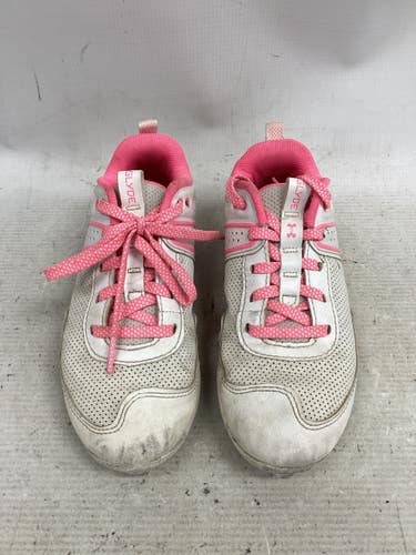 Used Under Armour GLYDE SB BB/SB Cleats White Youth 13.0 11851-S000052385