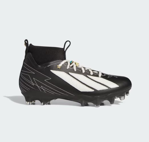 Men's Size M 10.5 (W 11.5) Adidas adizero Mid Top Molded Cleats (New) IMPACT II RODEO JQ1382