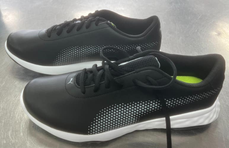 Used Puma Mens Golf Shoes Black Senior 11.5 11497-S000161617