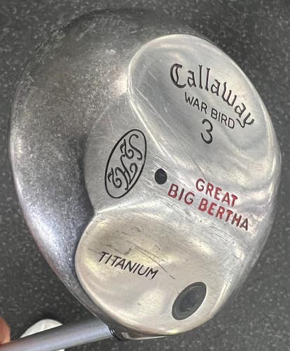 Used Callaway GREAT BIG BERTHA Mens Fairway Wood RH 3 Wood 11497-S000161593