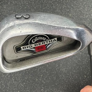 Used Callaway 1996 BIG BERTHA Mens Individual Iron RH 3 Iron 11497-S000161592