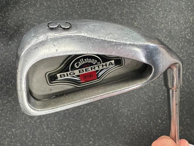 Used Callaway 1996 BIG BERTHA Mens Individual Iron RH 3 Iron 11497-S000161592