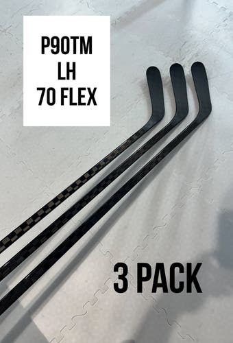 Senior(3x)Left P90TM 70 Flex ProBlackStock™ Unbranded Blackouts Pro Stock Nexus Hockey Sticks