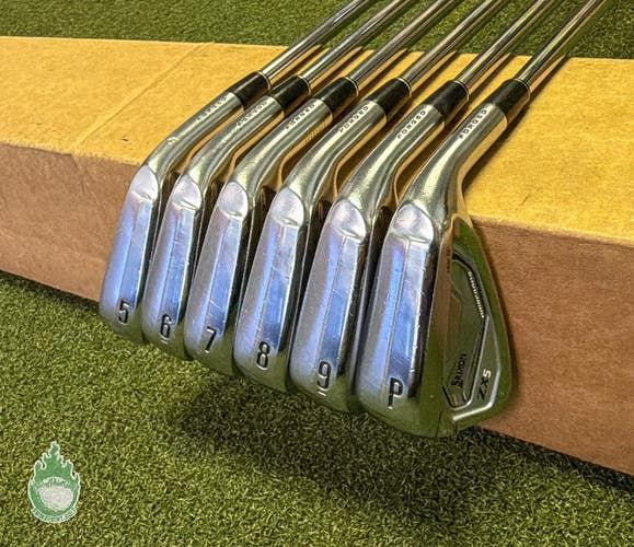 Used RH Srixon ZX5 MK II Forged Irons 5-PW KBS Tour Lite Stiff Steel Golf Set