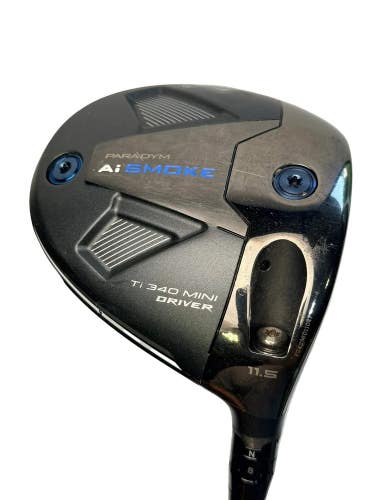 Callaway Paradym Ai Smoke Ti 340 Mini Driver 11.5 RH Tensei White 65 Stiff Used