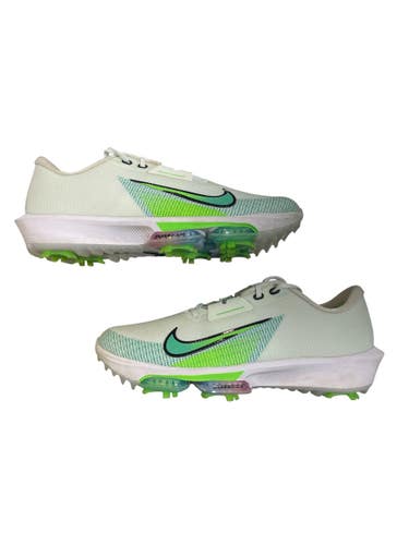 Used Nike Mens Golf Shoes White And Green Senior 10.5 11873-S000248584