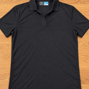 PGA TOUR Airflux Black Golf Polo Shirt – Size Medium