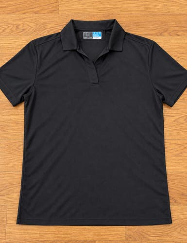 PGA TOUR Airflux Black Golf Polo Shirt – Size Medium