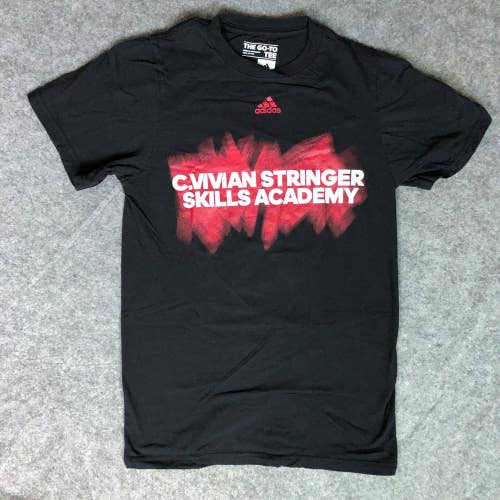 Rutgers Scarlet Knights Mens Shirt Extra Small Adidas Black Tee Short Sleeve Top