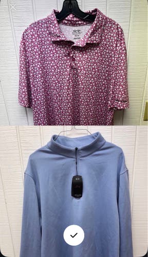 Greg Norman NWT/Snake Eyes Polo Golf Shirt Bundle Men’s XL