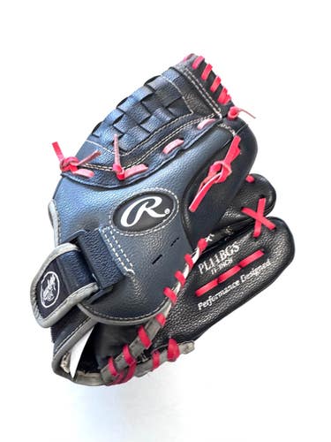 Used Rawlings PLAYERS SERIES BB/SB Glove RH Throw Black 11" 11860-S000315887