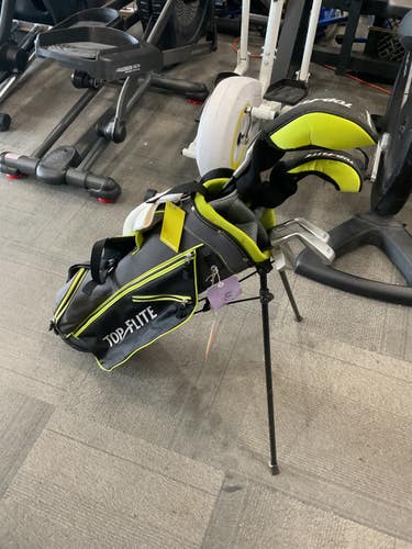 Used Top Flite 5 PIECE JUNIOR SET Jr Package Set RH Black And Neon Green 5 Piece 11614-S000244295