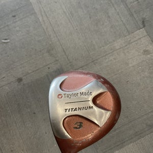 Used Taylormade TITANIUM BUBBLE SHAFT Mens Fairway Wood LH 3 Wood 11614-S000244235
